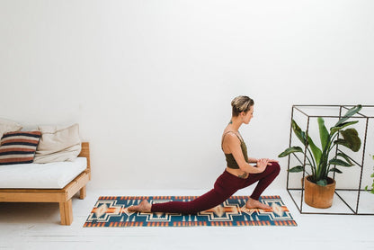 Tapis de yoga Pendleton X Yune Harding Navy 5 mm