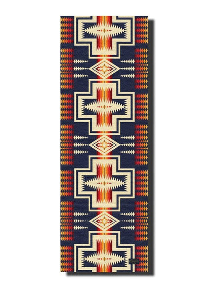 Tapis de yoga Pendleton X Yune Harding Navy 5 mm